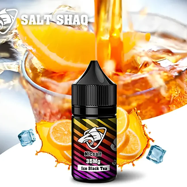 SALT SHAQ 鯊克冰紅茶煙油 30ml 40mg SALT SHAQ 鯊克冰紅茶煙油 30ml 40mg 產品圖