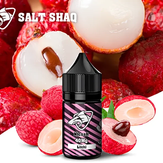 SALT SHAQ 鯊克荔枝煙油 30ml 40mg 產品圖