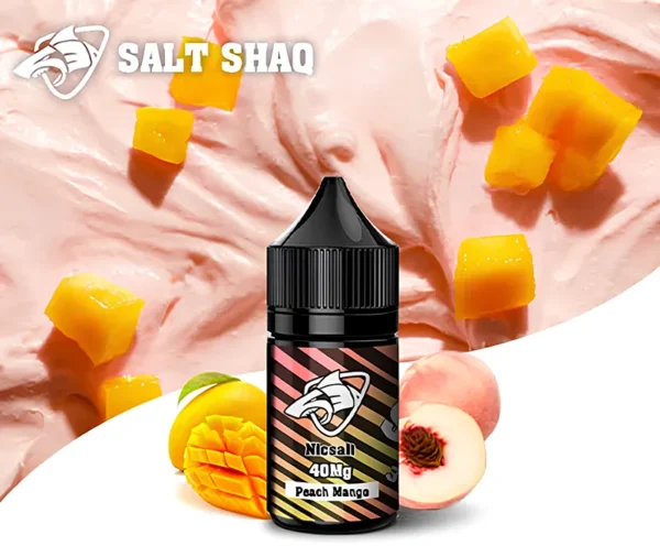鯊克 SALT SHAQ 芒芒冰桃煙油 30ml 40mg 鯊克 SALT SHAQ 芒芒冰桃煙油 30ml 40mg 產品圖