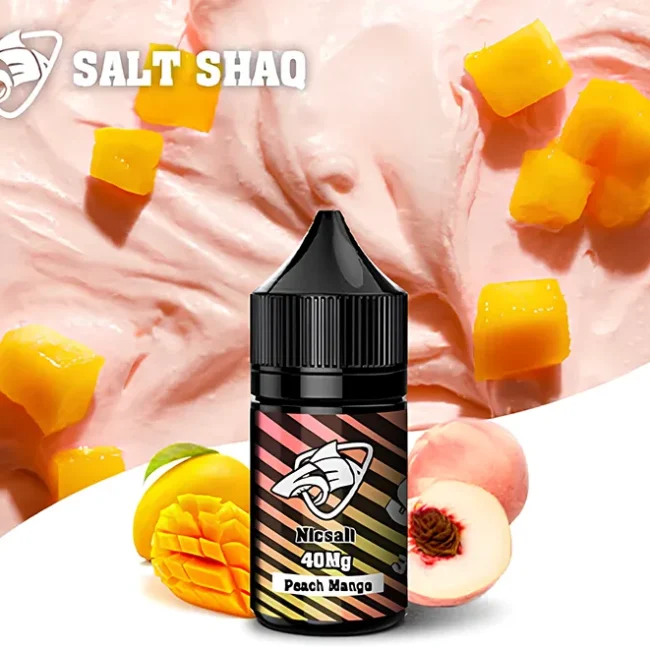 鯊克 SALT SHAQ 芒芒冰桃煙油 30ml 40mg 產品圖