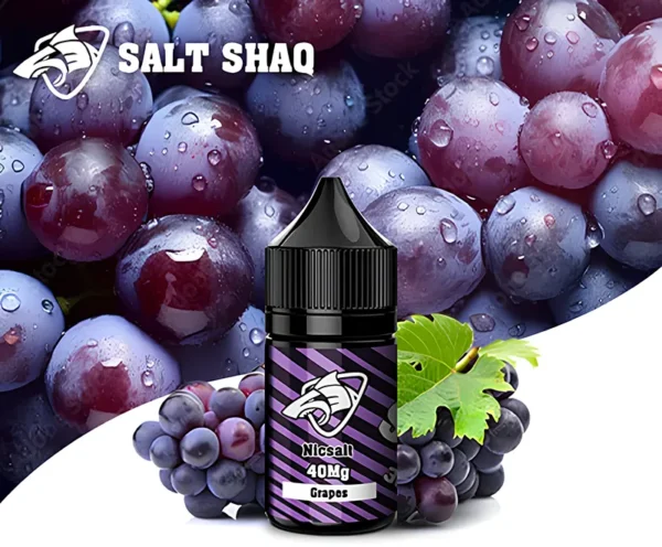 SALT SHAQ 鯊克葡萄煙油 30ml 40mg SALT SHAQ 鯊克葡萄煙油 30ml 40mg 產品圖