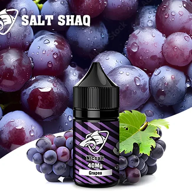 SALT SHAQ 鯊克葡萄煙油 30ml 40mg 產品圖
