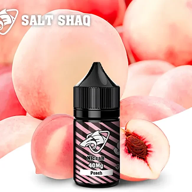 SALT SHAQ 鯊克水蜜桃煙油 30ml 40mg 產品圖
