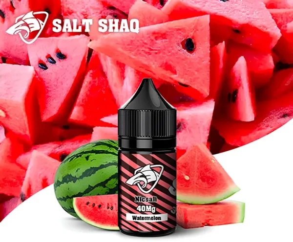 SALT SHAQ 鯊克西瓜煙油 30ml 40mg SALT SHAQ 鯊克西瓜煙油 30ml 40mg 產品圖