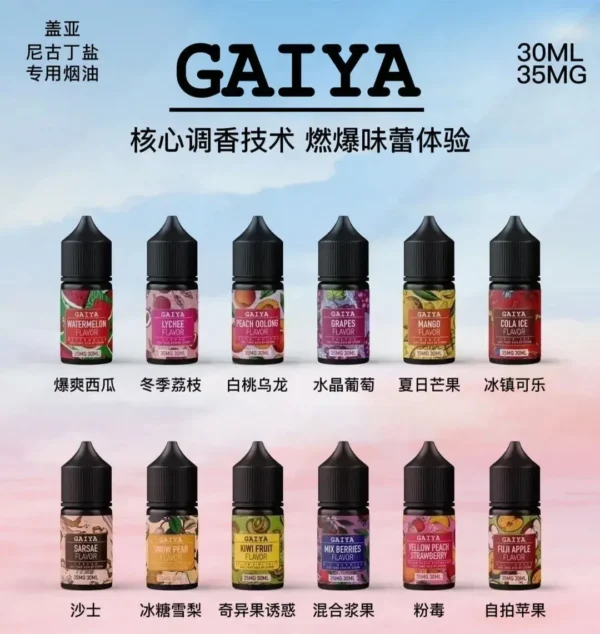 蓋亞煙油 GAIYA｜30mL 35mg 高 VG 配方產品圖