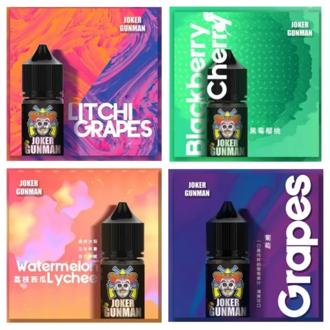 小丑鹽 JOKER GUNMAN 煙油｜30mL 35mg 經典水果系產品圖